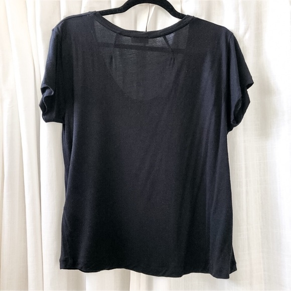 Totême Cashmere Black Tee - Picture 8 of 11